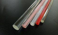 亚克力透明双色螺纹棒